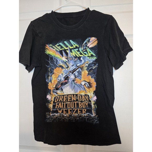 The Concert Tee Other - The Hella Mega Tour 2021 Green Day Fall Out Boy Weezer Concert Tshirt Small